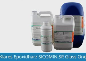Klares Epoxidharz SICOMIN SR Glass One